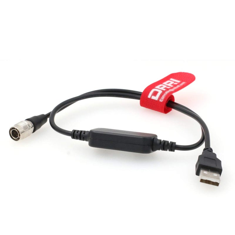 DRRI Regulated 12v 4pin Male Hirose to USB Power Cable for Zoom F4/F8 Sound Devices 68, MacBook air M1 - Image 3